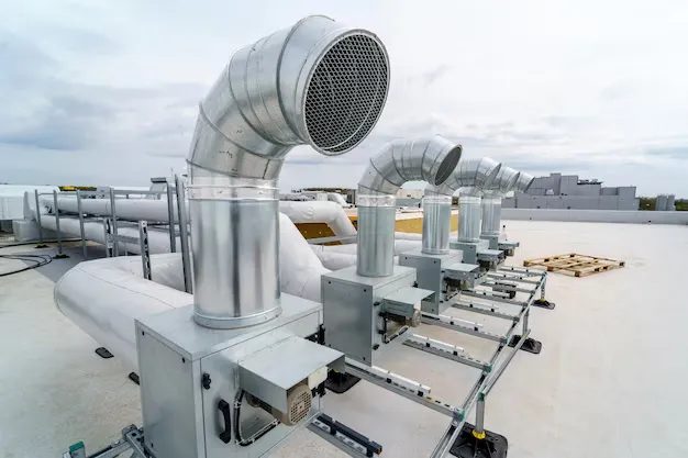 Rooftop-mounted HVAC